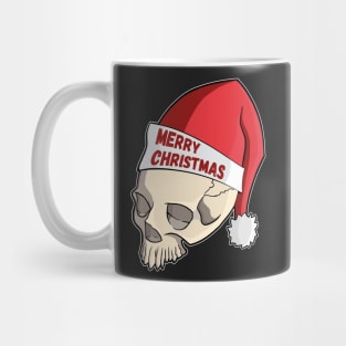 Gothic Skull Head Santa Christmas Funny product Mug